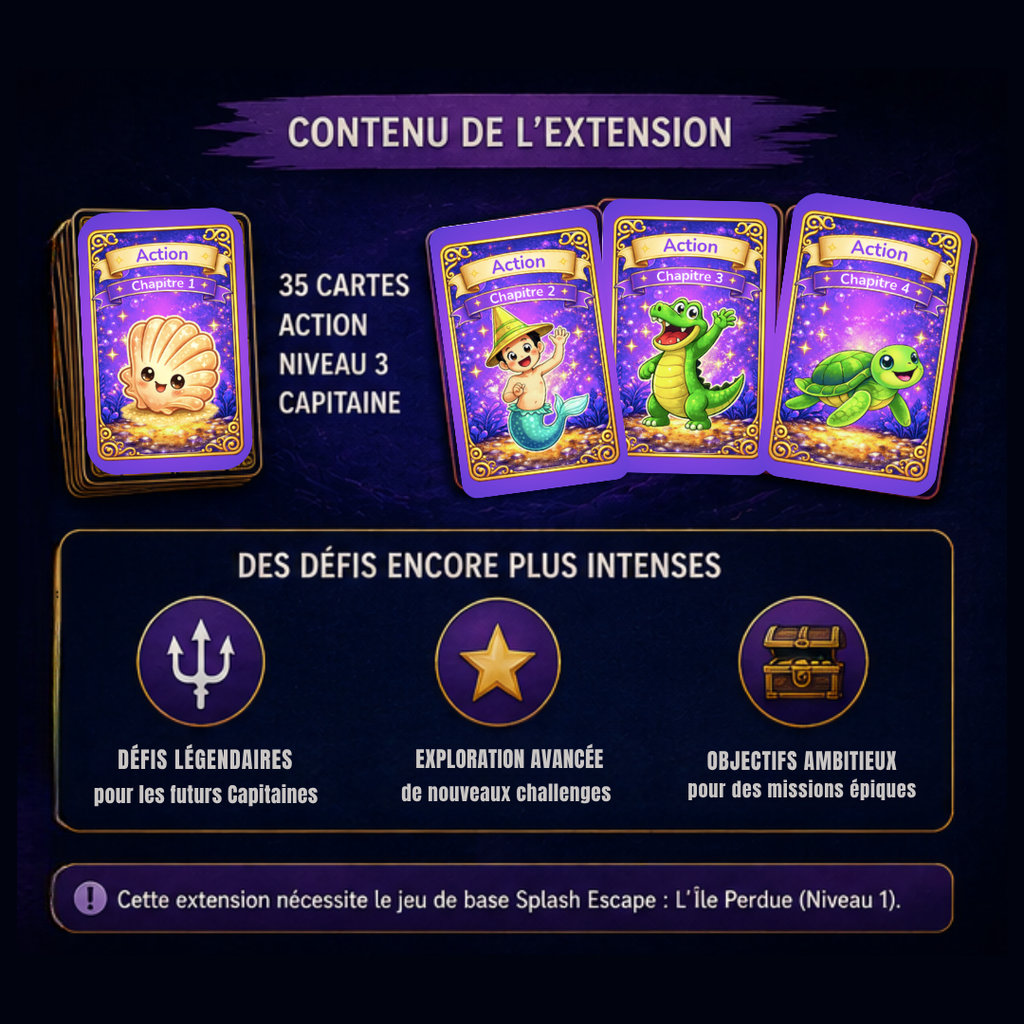 💦 Extension Niveau 3 - Aventurier 🟣