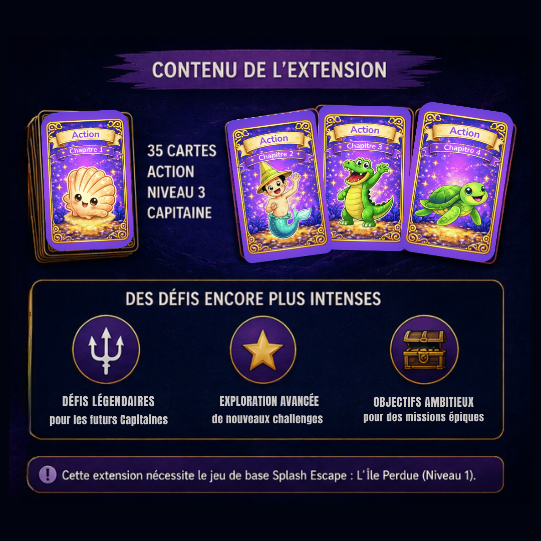 💦 Extension Niveau 3 - Aventurier 🟣