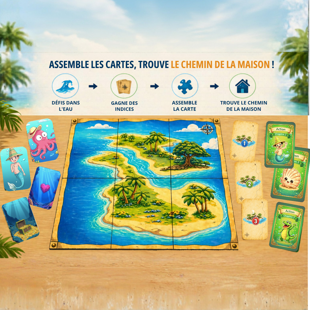 💦🏝SPLASH ESCAPE: Pack découverte - Niveau 1  EXPLORATEUR 🟢