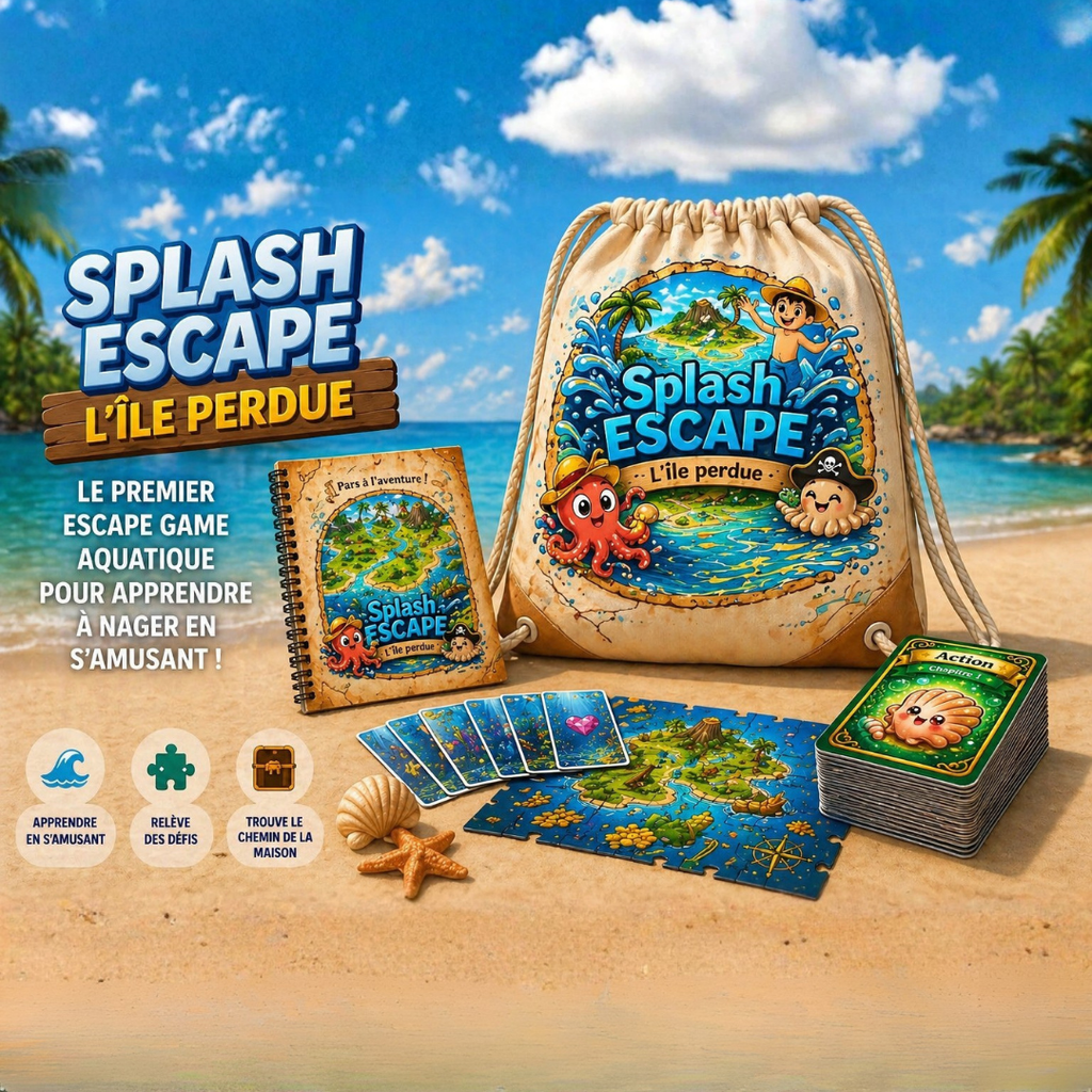 💦🏝SPLASH ESCAPE: Pack découverte - Niveau 1  EXPLORATEUR 🟢