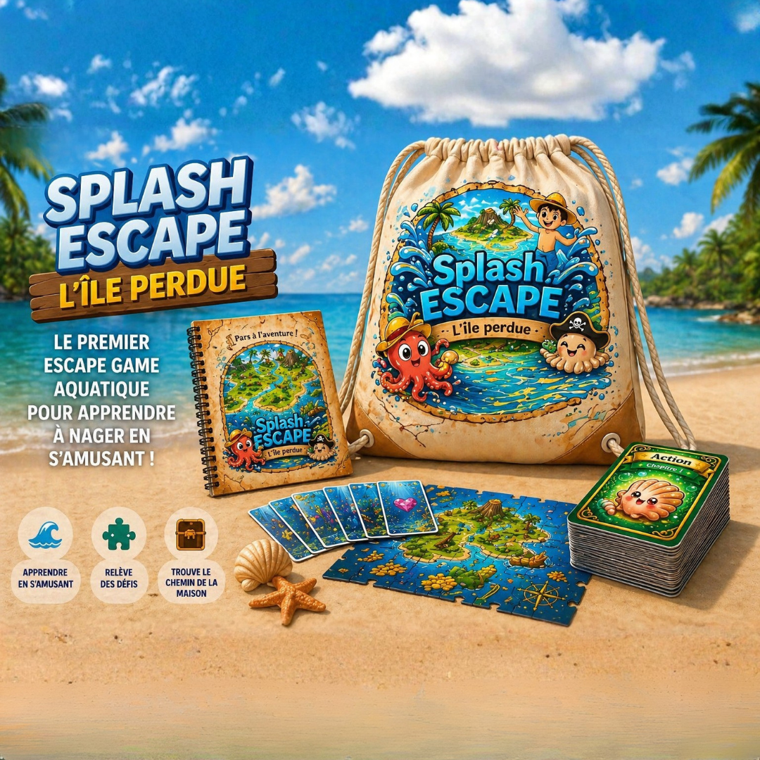 💦🏝SPLASH ESCAPE: Pack découverte - Niveau 1  EXPLORATEUR 🟢